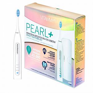 Електрична звукова зубна щітка VITAMMY Pearl + White з функціями чищення, відбілювання та масажу synthetic.ua - Фото 1
