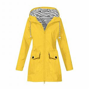 Купити Жіноча Куртка від дощу Generisch Вітровка з Капюшоном - Фото 1 Жіноча Куртка від дощу Generisch Вітровка з Капюшоном - Фото 1