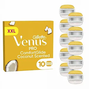Сменные кассеты Gillette Venus Pro ComfortGlide Coconut Scented 10 штук - Фото 1
