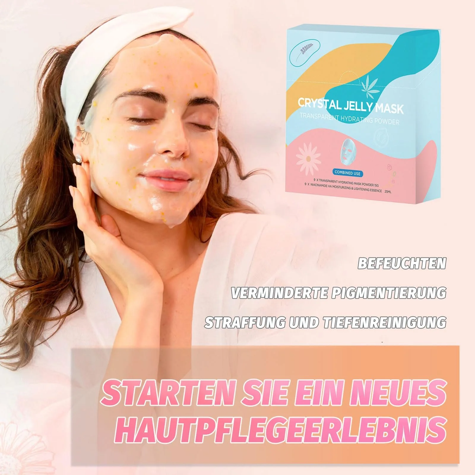 Маска для обличчя Altherona Jelly Peel Off, набір з 18 штук проти тонких ліній, фото №5