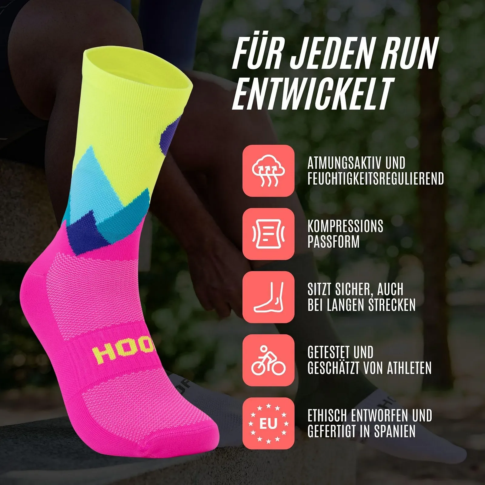 Велосипедні шкарпетки HOOF Landscapes, фото №3