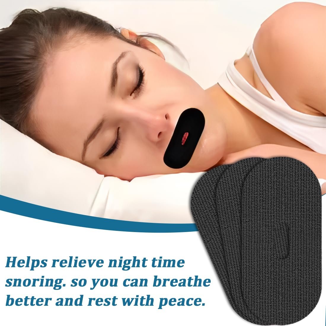 Пластирі для рота для сну Pack of 30 Snoring Stoppers, фото №4
