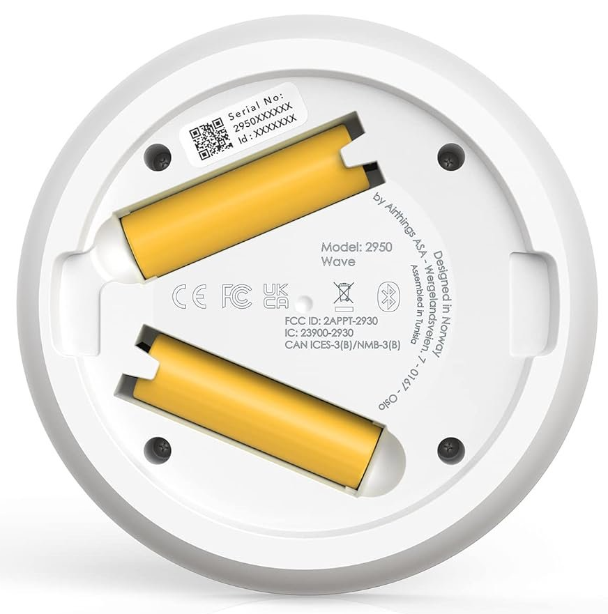 Детектор качества воздуха Airthings Wave Radon Белый, фото №3 Детектор качества воздуха Airthings Wave Radon Белый, фото №3