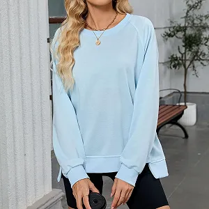 Жіночий Светр Мода Вільний крій Довгий рукав Без капюшона synthetic.ua - Фото 1