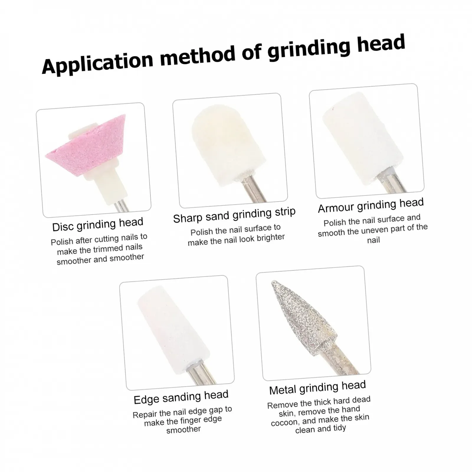 Электрический набор для маникюра и педикюра PACKOVE с полировальными насадками, фото №9 Электрический набор для маникюра и педикюра PACKOVE с полировальными насадками, фото №9