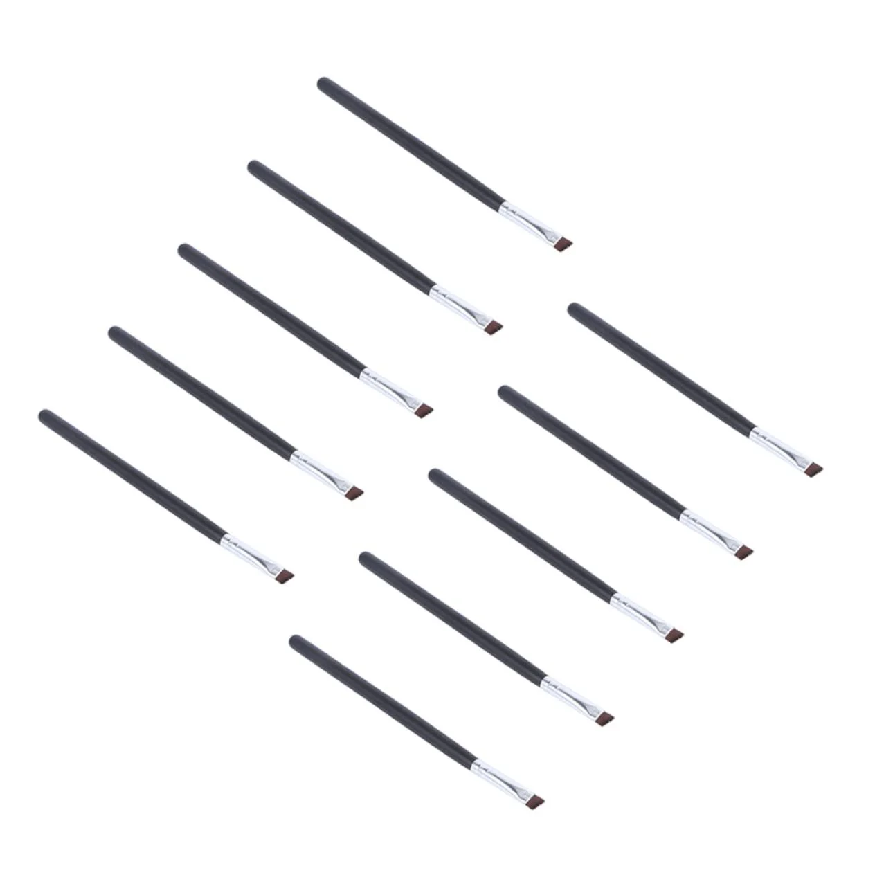 Набор кистей для бровей, деревянный, фото №1