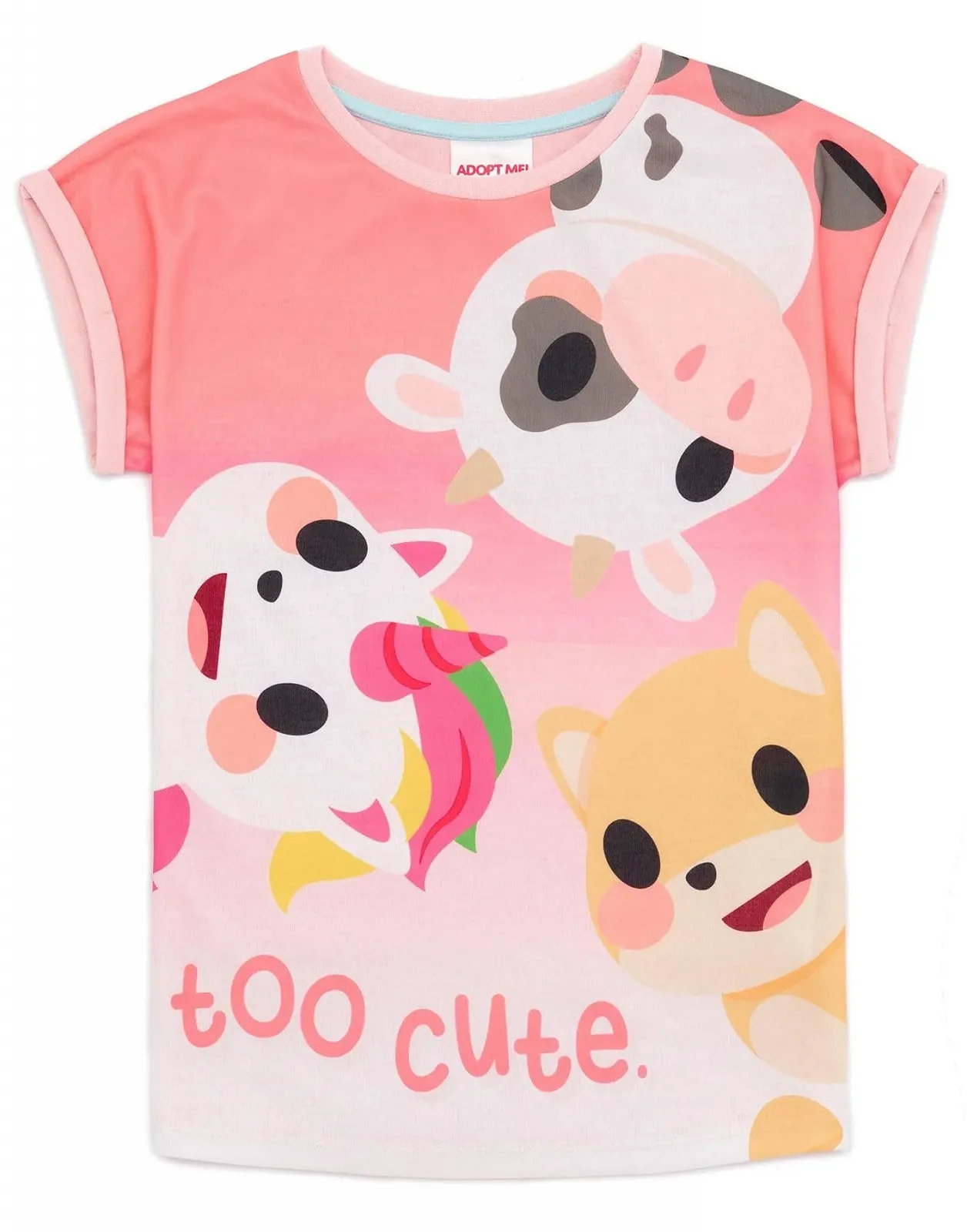 Комплект піжами Adopt Me! Рожевий для дівчат, фото №4 Комплект піжами Adopt Me! Рожевий для дівчат, фото №4