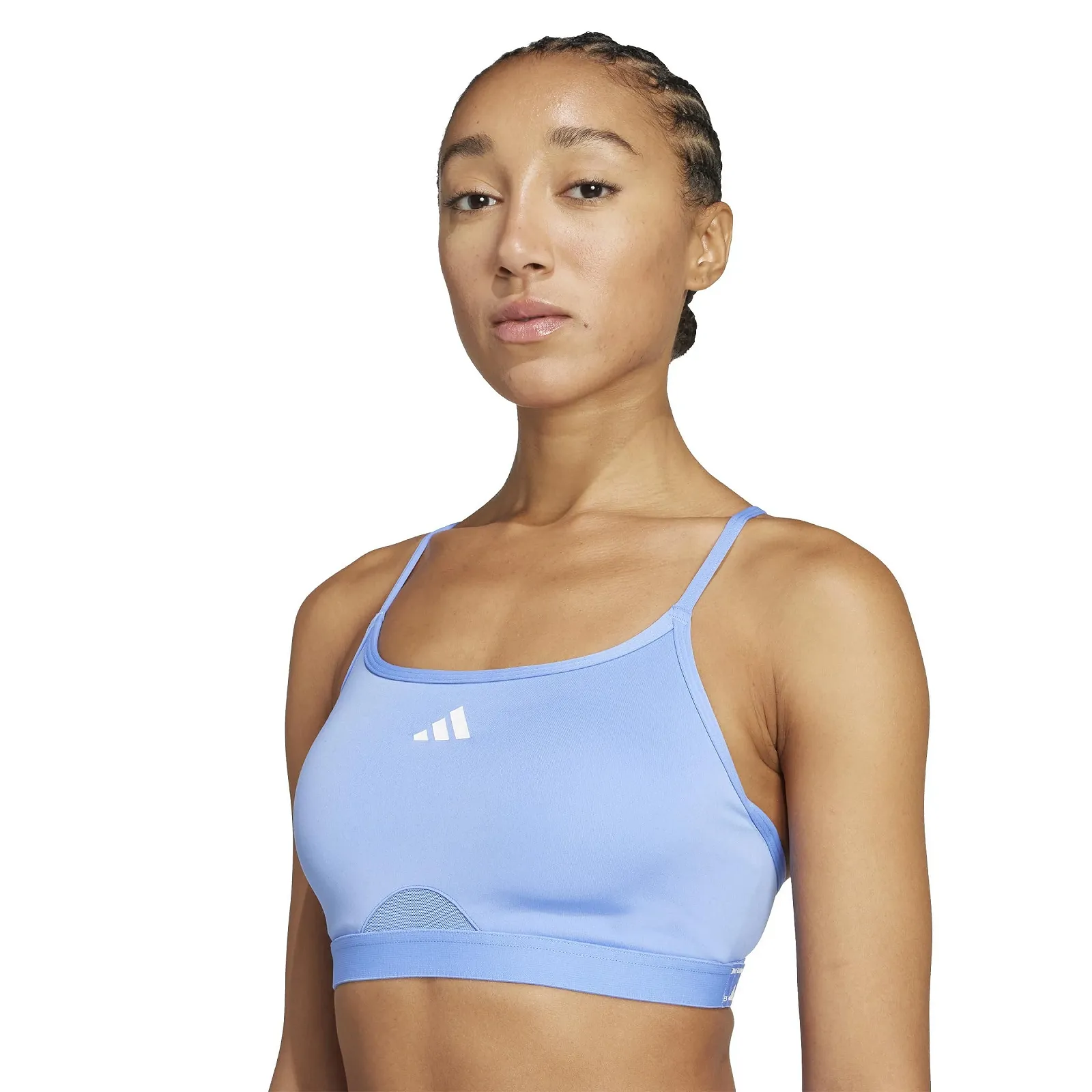 Бюстгальтер adidas Aeroreact Training 3 Stripes Bra Bralette, фото №4 Бюстгальтер adidas Aeroreact Training 3 Stripes Bra Bralette, фото №4
