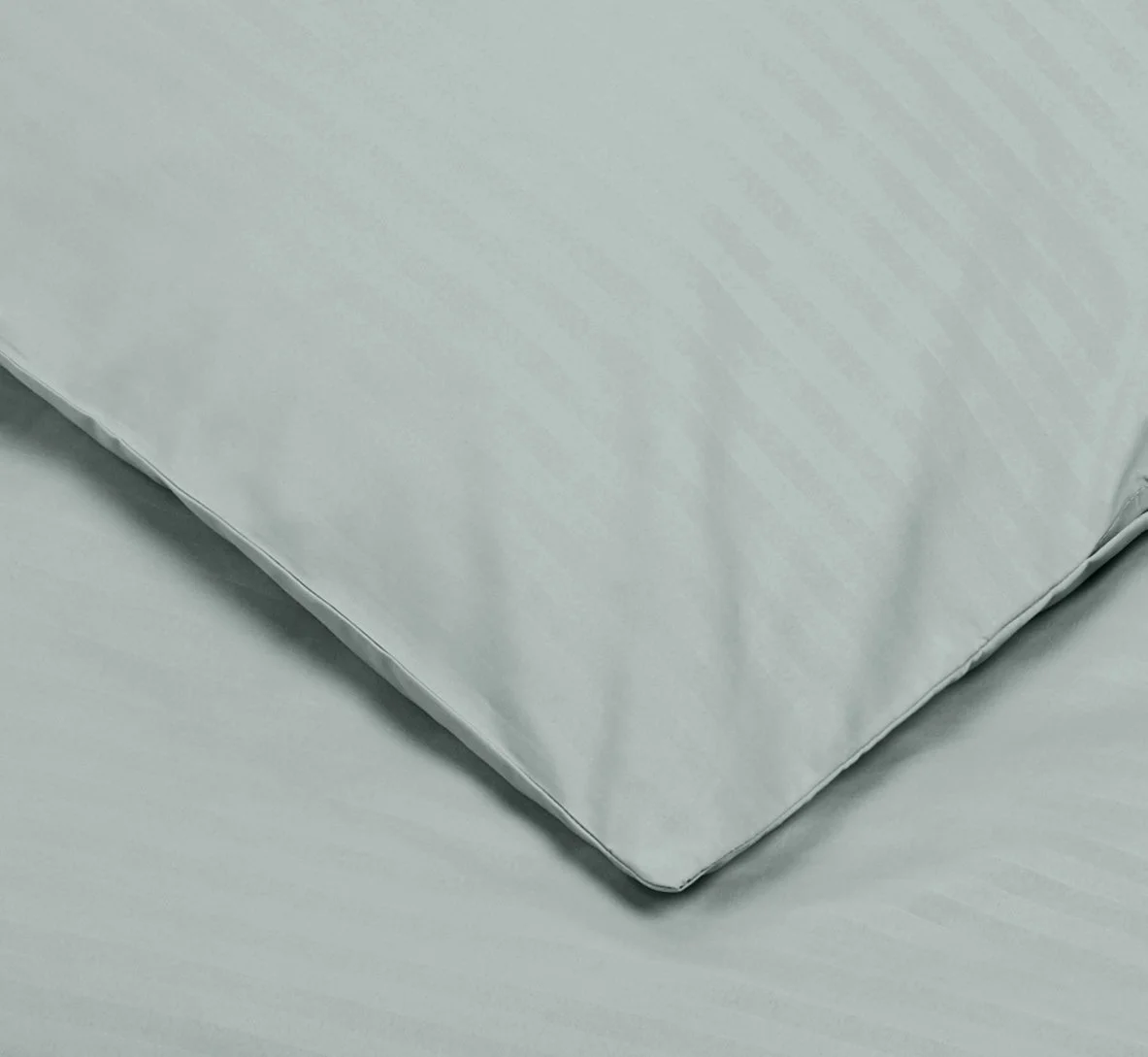 Комплект Amazon Basics Deluxe, 135 x 200 см, темно-серый, в полоску, фото №5