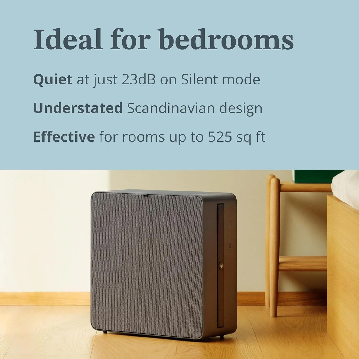 Воздухоочиститель Airthings Renew Smart Air Purifier Wi-Fi Bluetooth Grey, фото №2