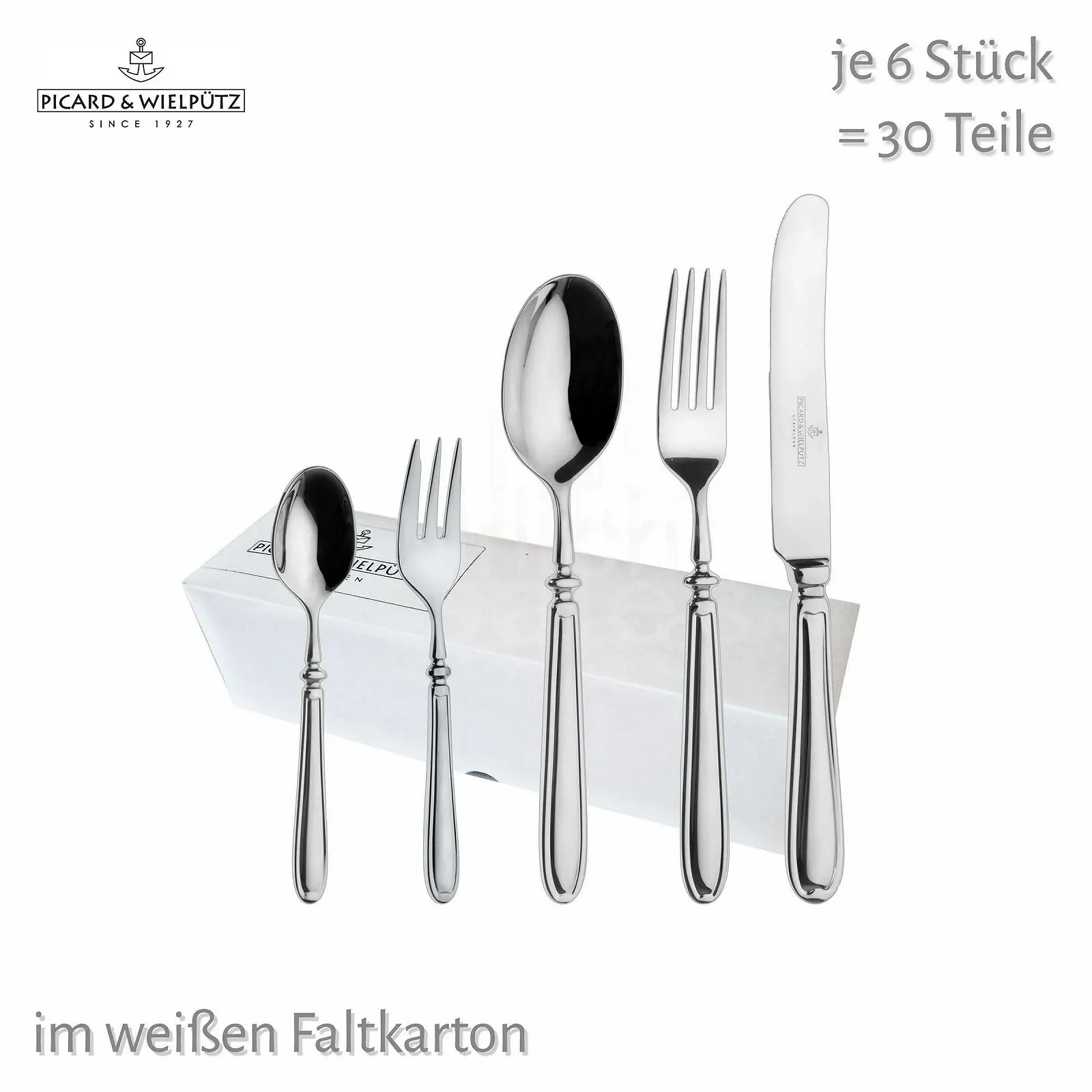 Набор столовых приборов Picard & Wielpütz Landhaus 6162, 30 предметов, фото №2
