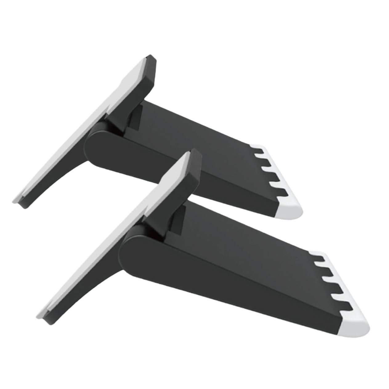 Підставка для ноутбука портативна, складана, маленька (2 шт. в упаковці) Чорний, фото №1