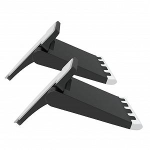 Подставка для ноутбука портативная, складная, маленькая (2 шт. в упаковке) Черный