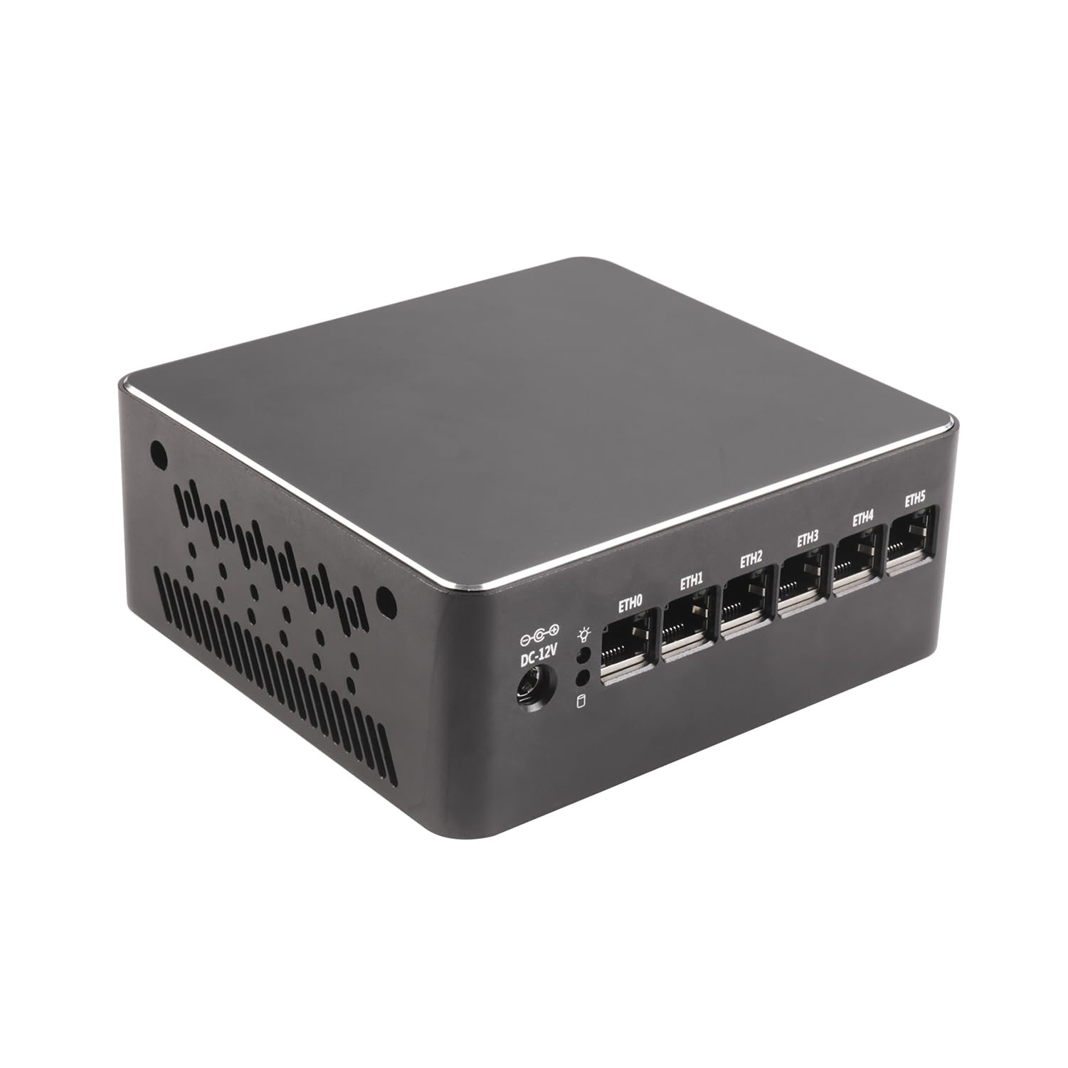 Мини ПК HUNSN RS54 Intel I3 1125G4 32G RAM 512G SSD 6 x 2.5GbE I226-V DP HDMI Type-C с вентилятором, фото №1