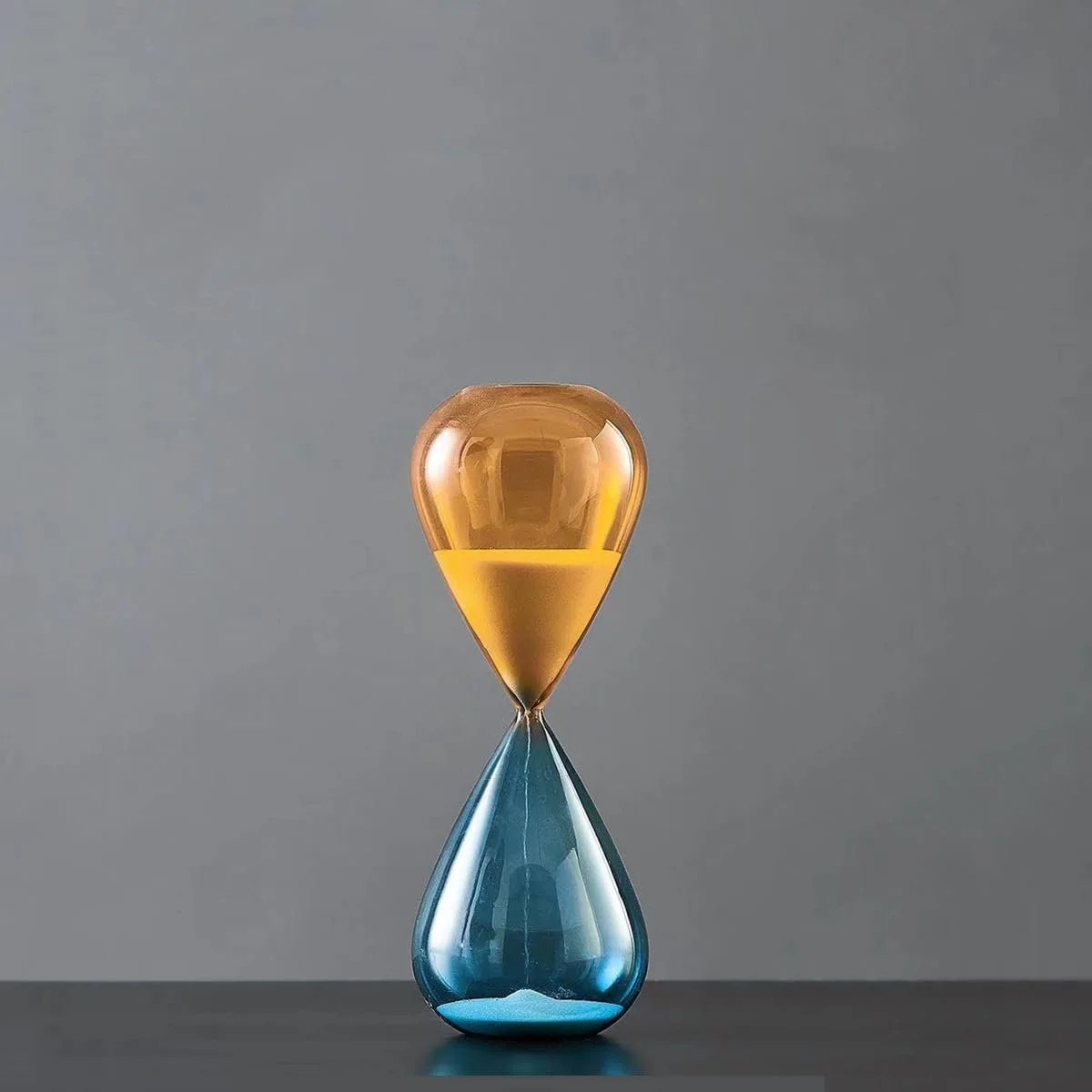 Пісочний годинник декоративний 10 хвилин Yellow/Blue, фото №1
