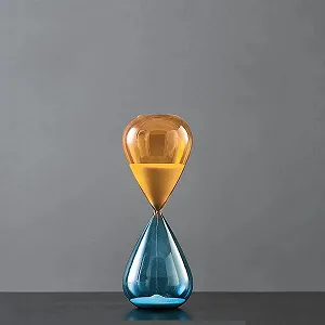 Пісочний годинник декоративний 10 хвилин Yellow/Blue - Фото 1