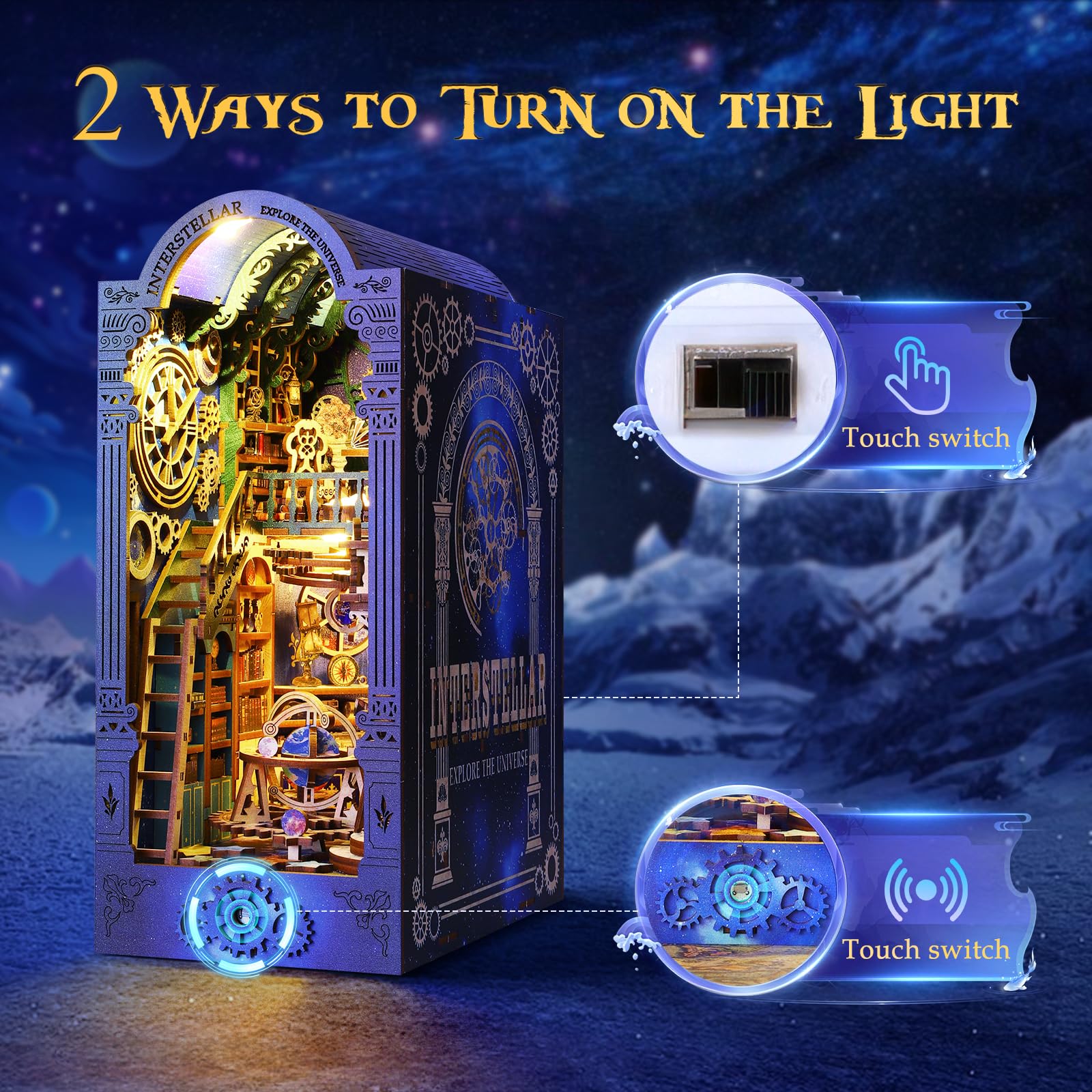 Игрушечный домик Brolteja DIY Book Nook Kit DIY Interstellar Exploration, фото №6