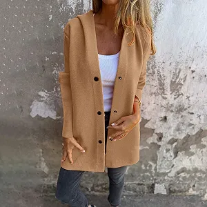 Жіночий Тренч Пальто Довге Однотонне synthetic.ua - Фото 1