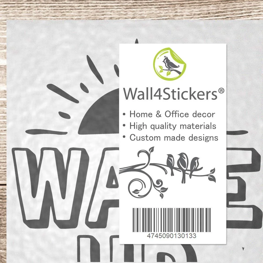 Наклейка на стіну Wake Up Workout Fitness Boxing 70 x 62 см, фото №3