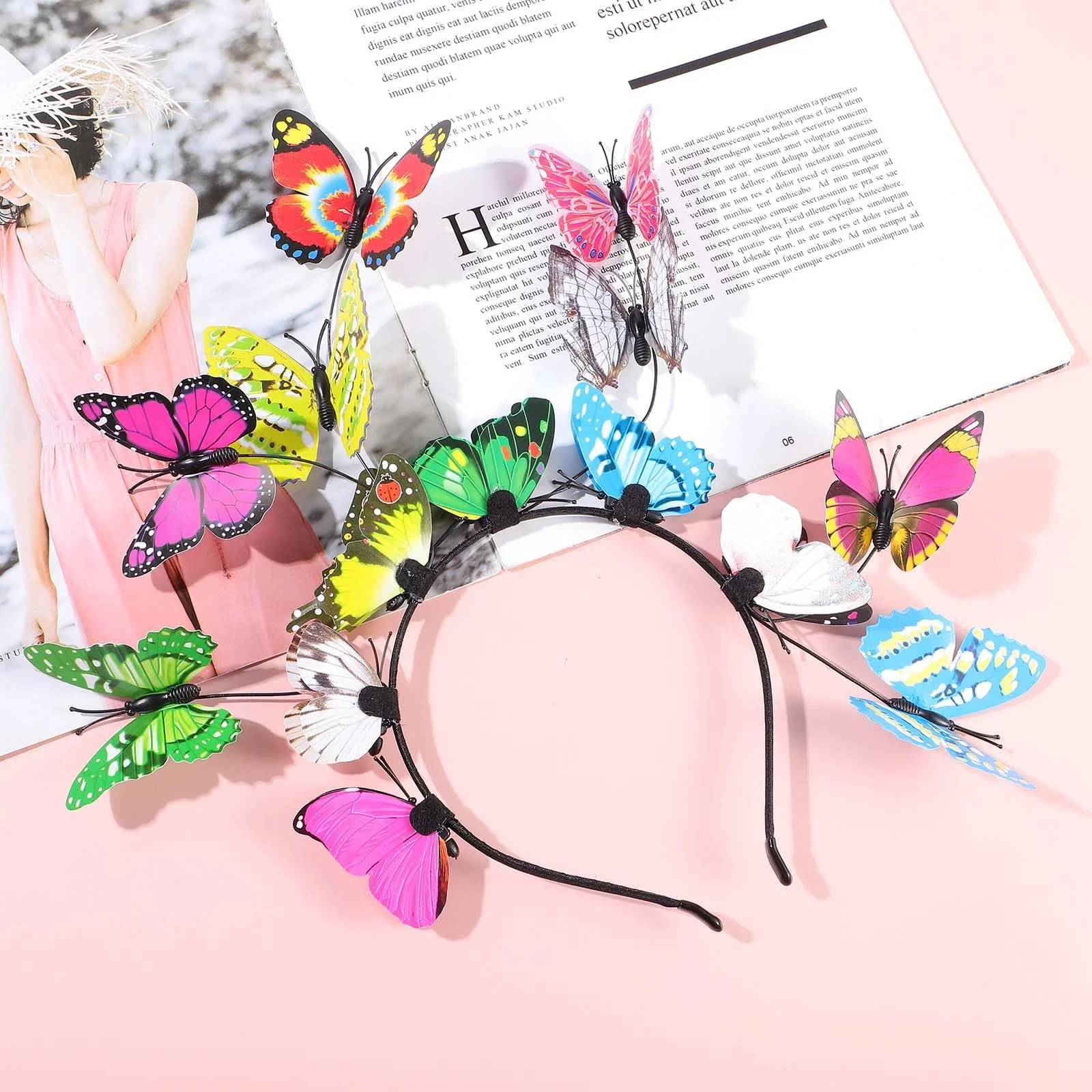 Обруч для волосся Метелик Lusofie, фото №4