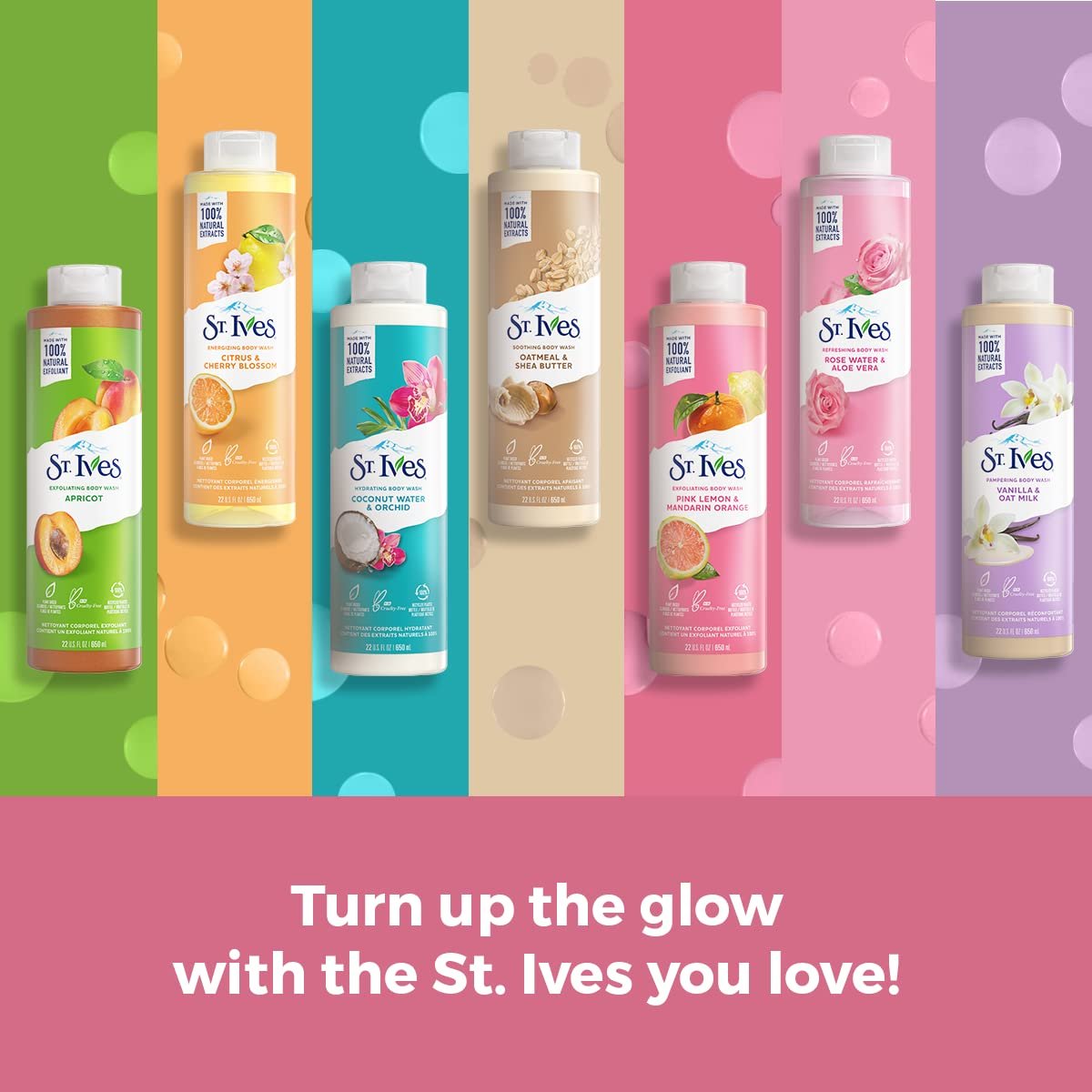 Гель для душа отшелушивающий St. Ives Radiant Skin Pink Lemon and Mandarin Orange 650 мл 473 мл, фото №11