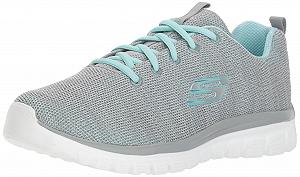 Кроссовки Skechers 12614/BKW, женские - Фото 1