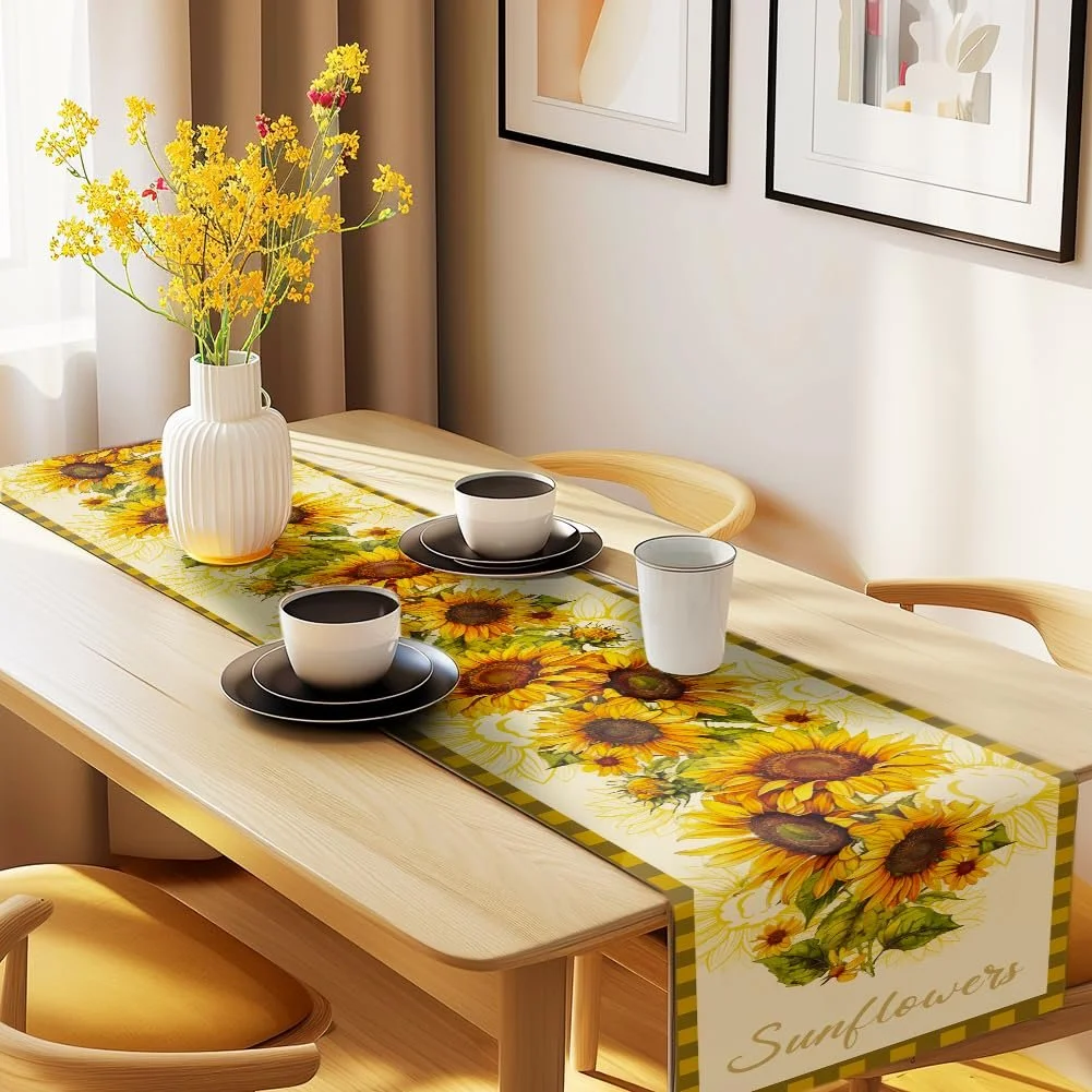 Ранер NBEADS Sunflower Modern Summer Washable 33 x 183 см, фото №4 Ранер NBEADS Sunflower Modern Summer Washable 33 x 183 см, фото №4
