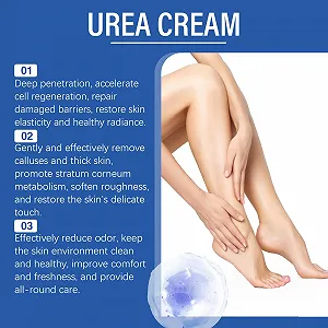 Крем для ног Urea Cream 60% с алоэ вера для сухой и потрескавшейся кожи пяток и стоп synthetic.ua - Фото 1