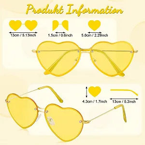 Сонцезахисні Окуляри Серце Kiiwah Жіночі Вінтажні Без оправи Рожеві synthetic.ua - Фото 1