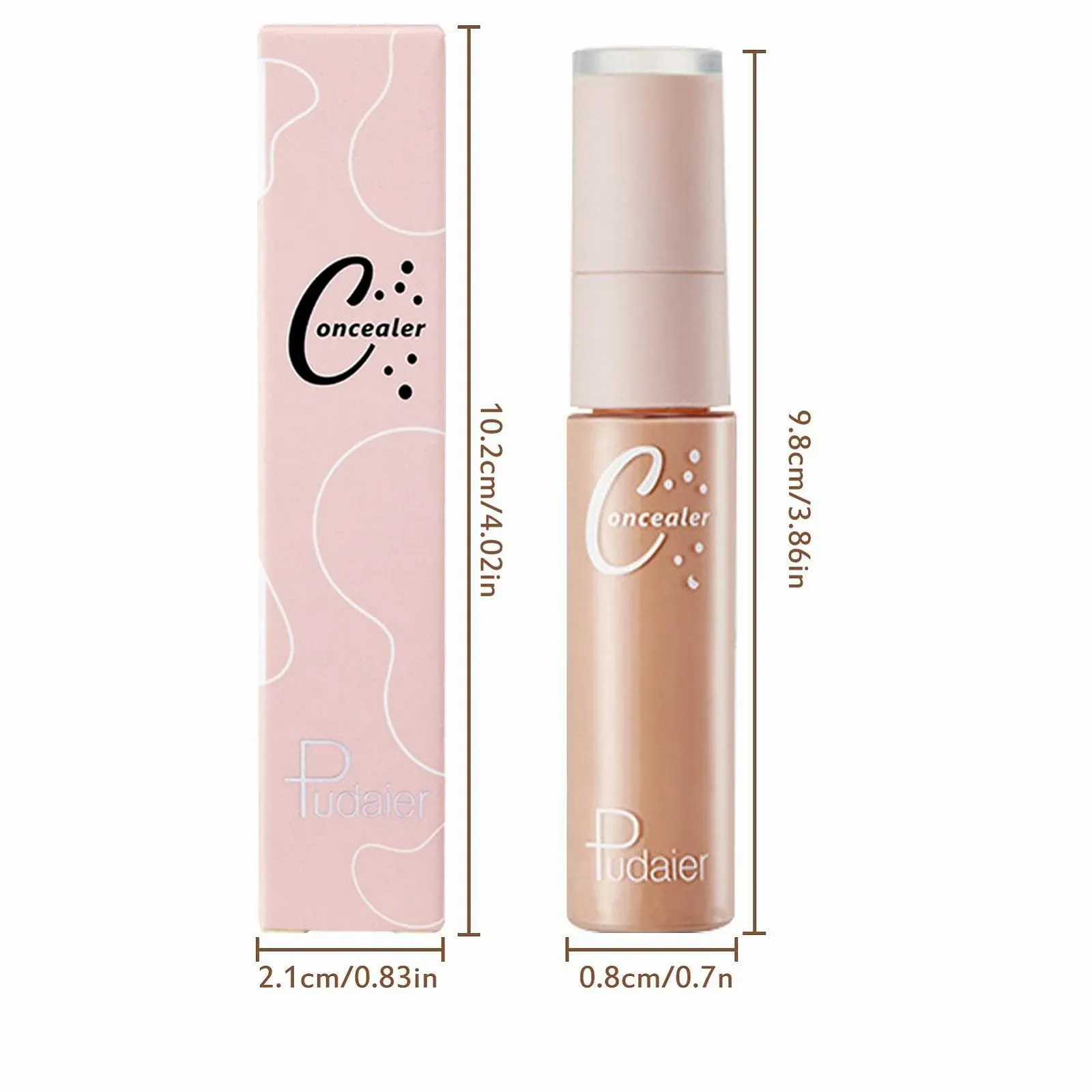 Консилер Coobaa Full Coverage двосторонній коригувальний олівець для макіяжу, фото №4