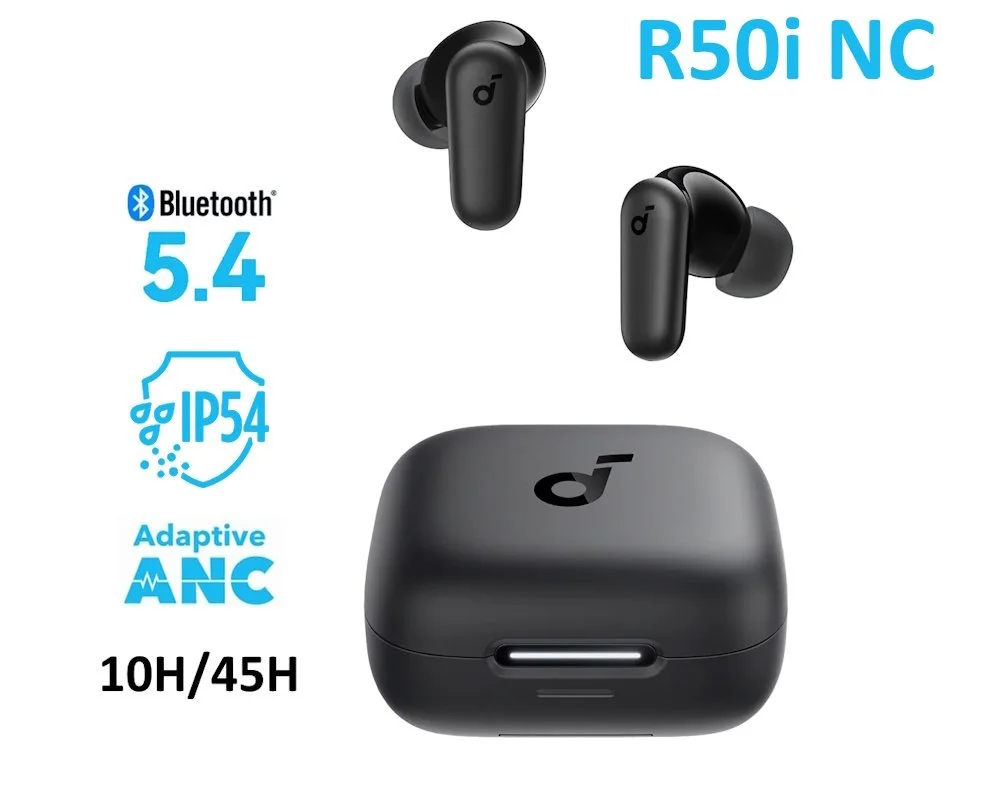 Навушники Anker Soundcore R50i NC Black, фото №1