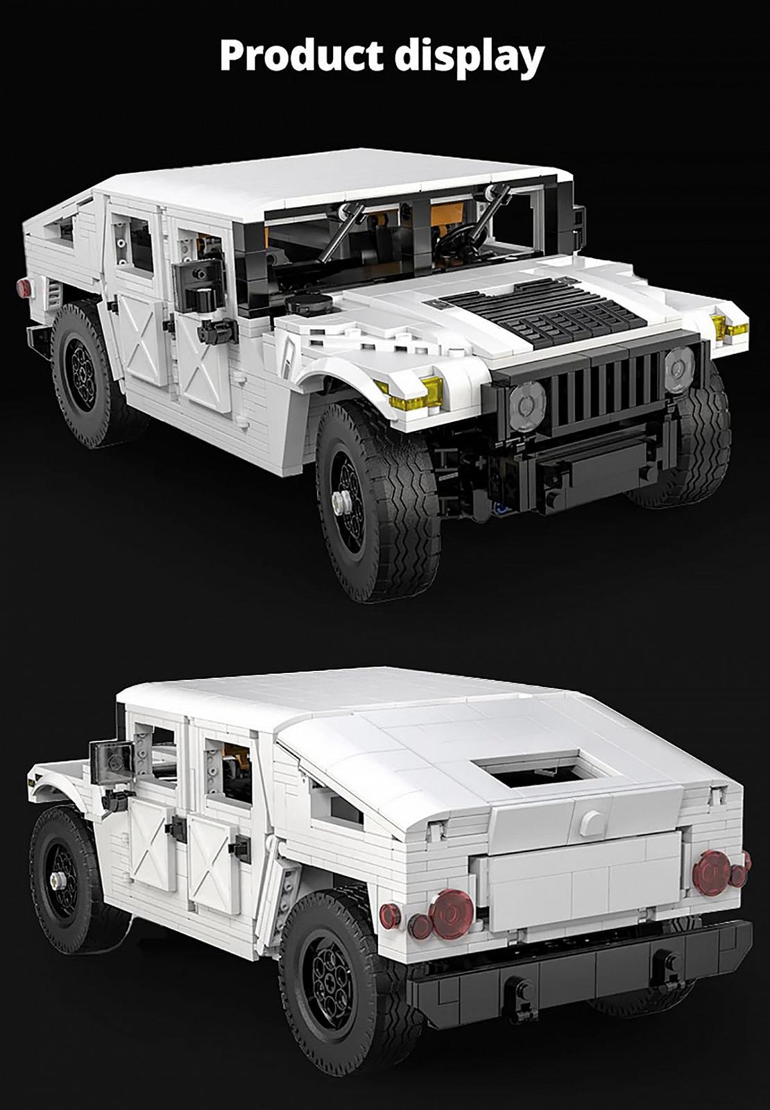 Конструктор CaDA Humvee Позашляховик 1380 деталі, фото №8