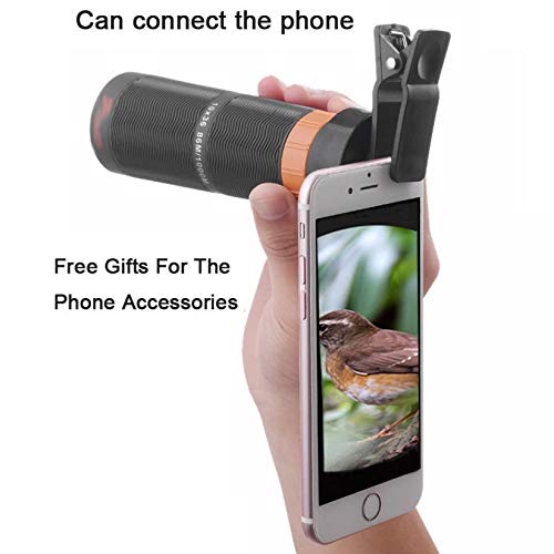 Монокуляр Spacmirrors Prisma Leistungsstarkes Vollstickstoff-Модель с адаптером для камеры телефона, фото №4