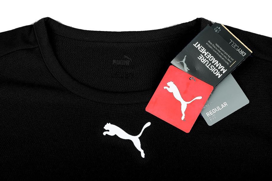Футболка Puma teamRISE Jersey Jr чорний  L/XL, фото №4