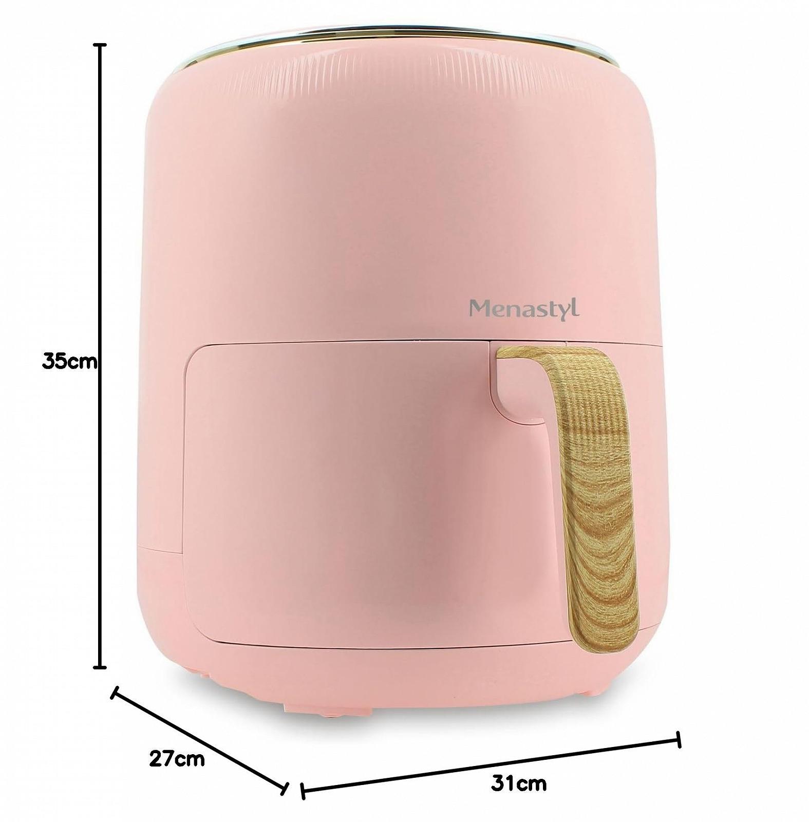 Мультипечь MENASTYL Colorama 6025007 4.5 л 8 программ Без PFAS Розовая, фото №7 Мультипечь MENASTYL Colorama 6025007 4.5 л 8 программ Без PFAS Розовая, фото №7
