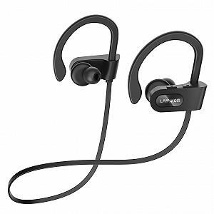Навушники Lakukom Bluetooth 5.0 Спортивні IPX7 Чорний - Фото 1