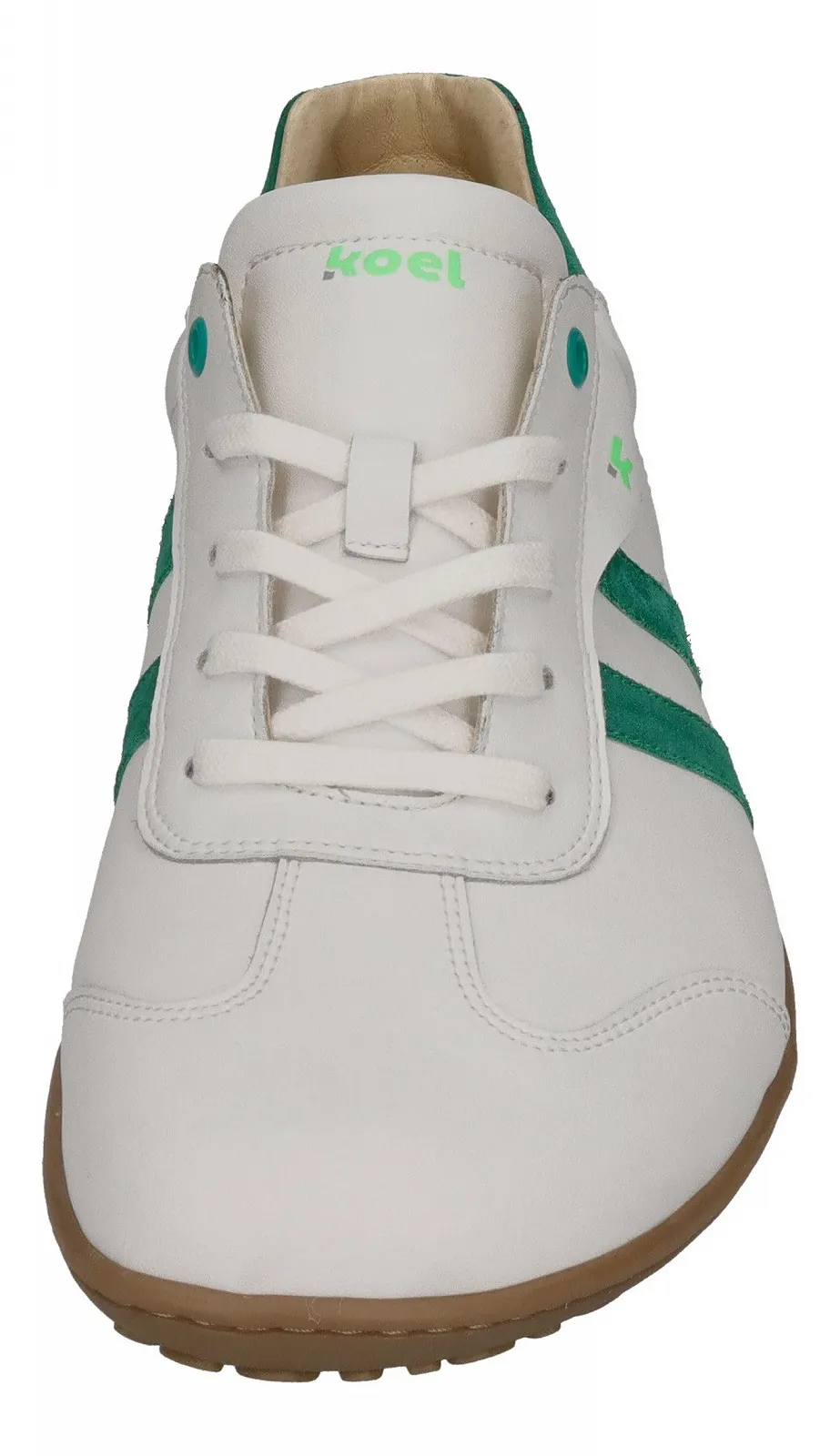 Кросівки KOEL Barefoot ILO Nappa Off White Green, фото №3