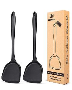 Набор лопаток для вока Silicone 2 Pack Non-Stick Heat Resistant - Фото 1