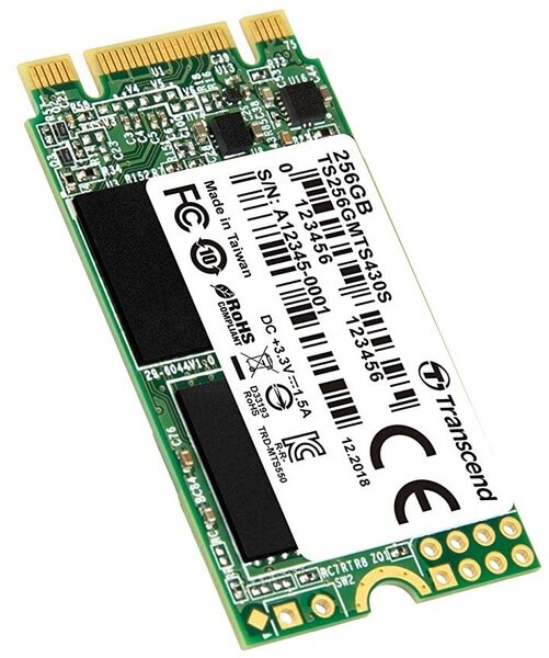 SSD накопичувач Transcend MTS430S 256GB M.2 2242 SATAIII TLC TS256GMTS430S, фото №3 SSD накопичувач Transcend MTS430S 256GB M.2 2242 SATAIII TLC TS256GMTS430S, фото №3