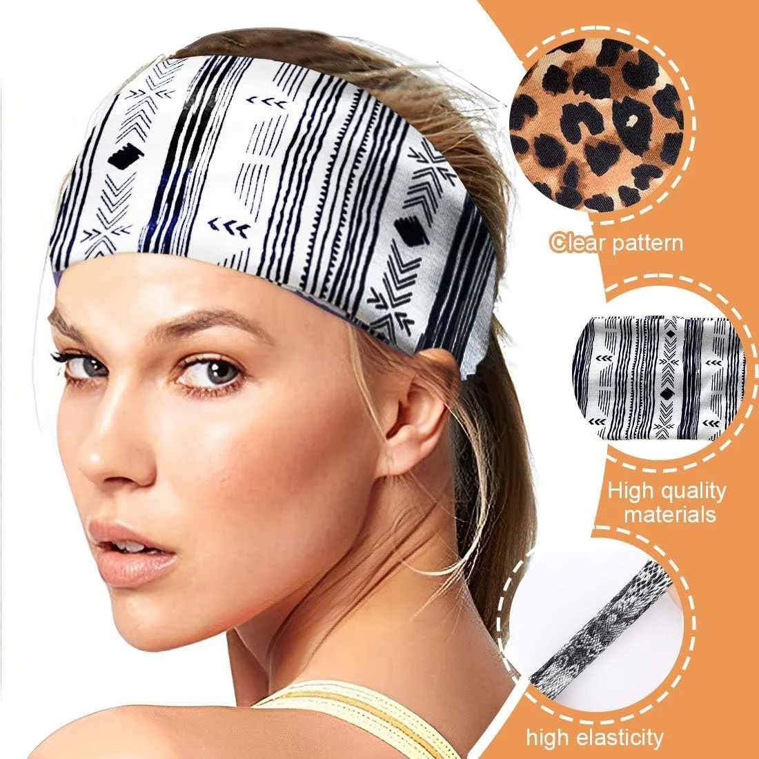 Спортивна Пов'язка На Голову Жіноча, фото №3 Спортивна Пов'язка На Голову Жіноча, фото №3