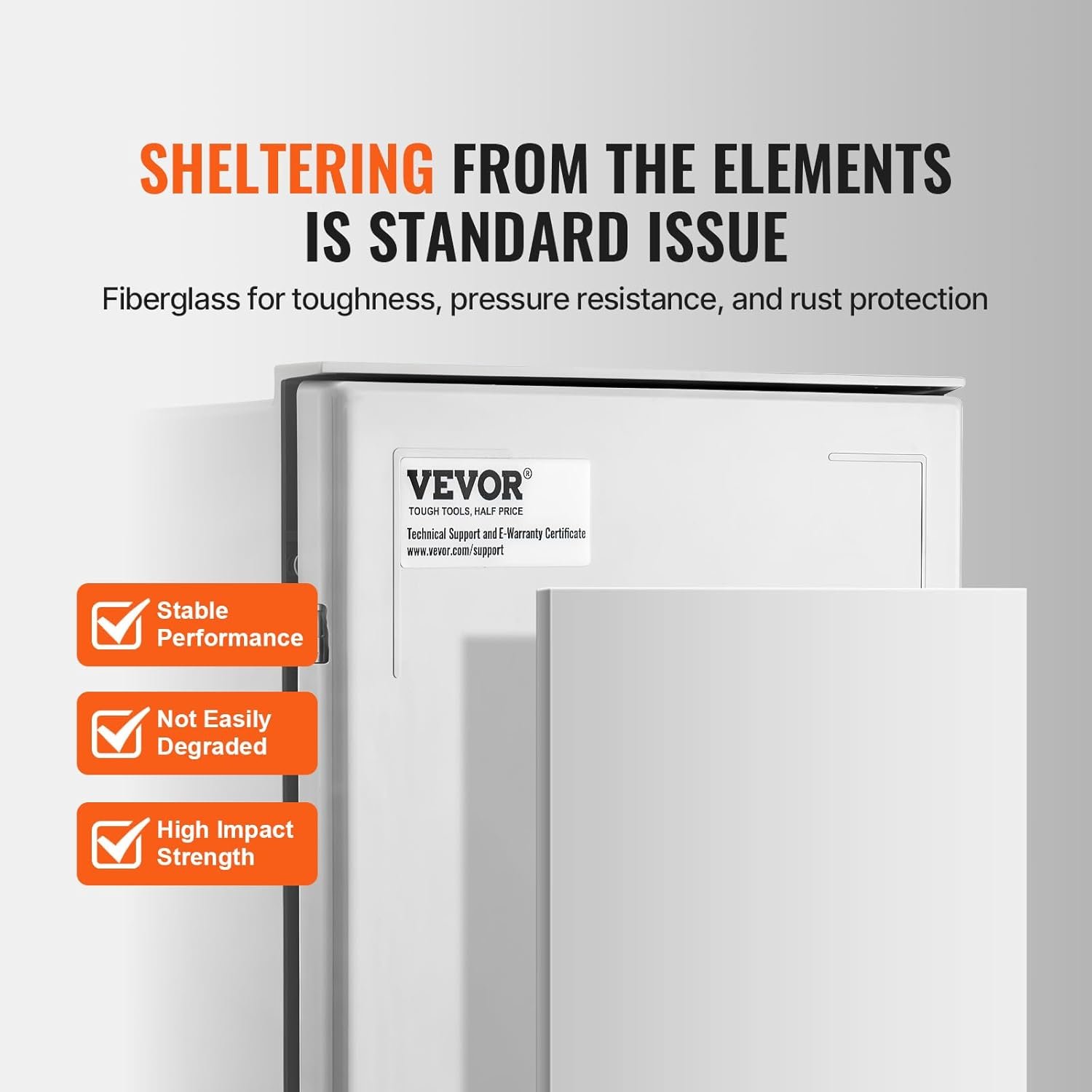 Сталевий корпус VEVOR NEMA DS-SMC-32514 Сірий, фото №6