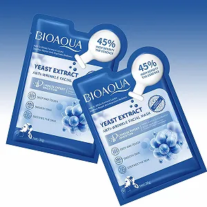 Маска для обличчя Зволожуюча Антивікова маска, 8 шт Тканинна маска преміум-класу - Фото 1