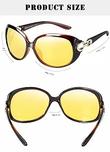 Окуляри для нічного водіння HD DUCO Жіночі Елегантні Овальні synthetic.ua - Фото 1