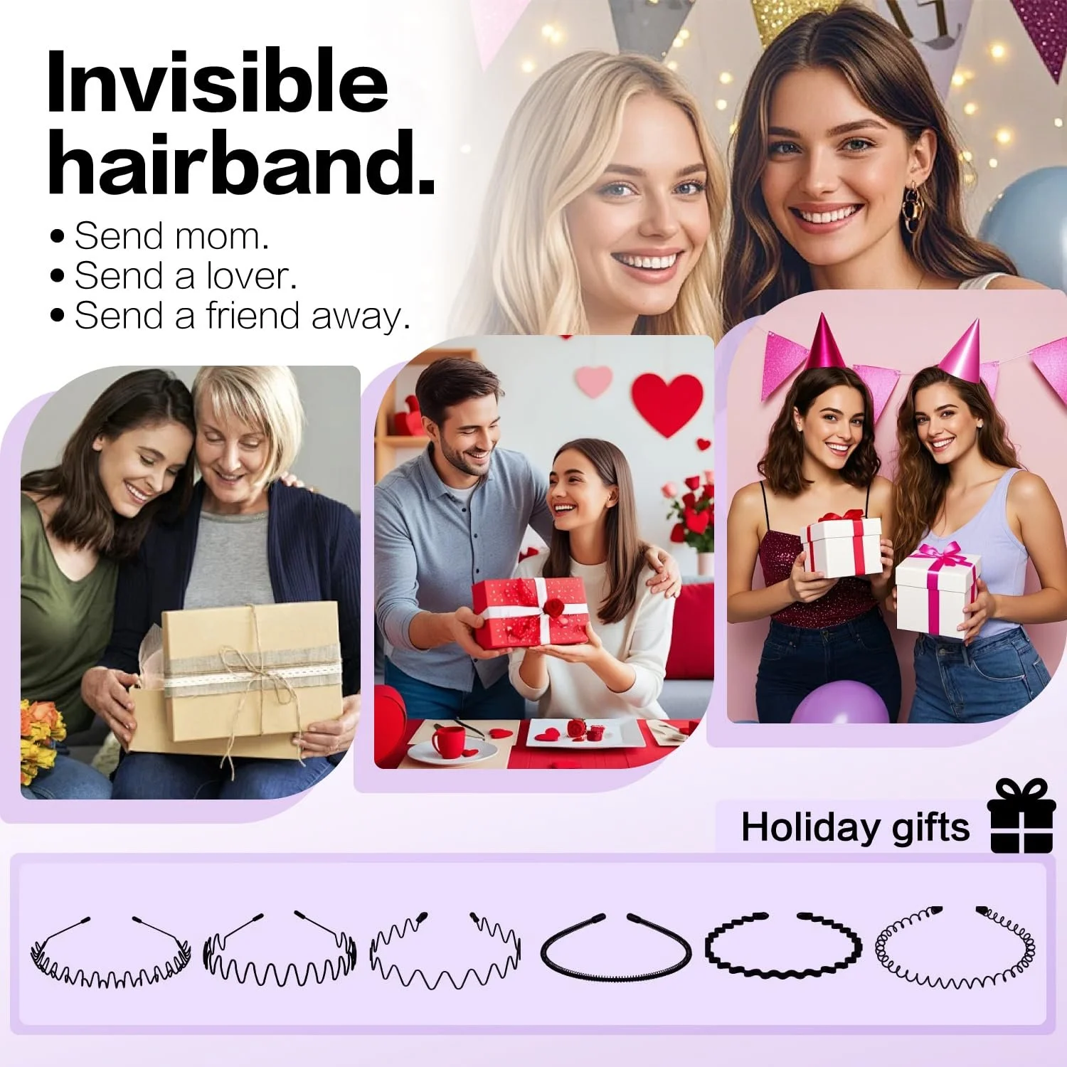 Обруч Металлический для волос, фото №7