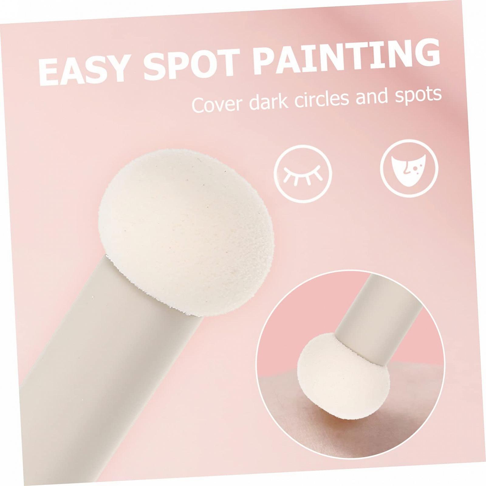 Набор DOITOOL Make-Up Кисти Консилер Кисть Губка Розовый Губка-основа Мини Ручная Кисть Латексная Губка Белый Для детей, фото №3