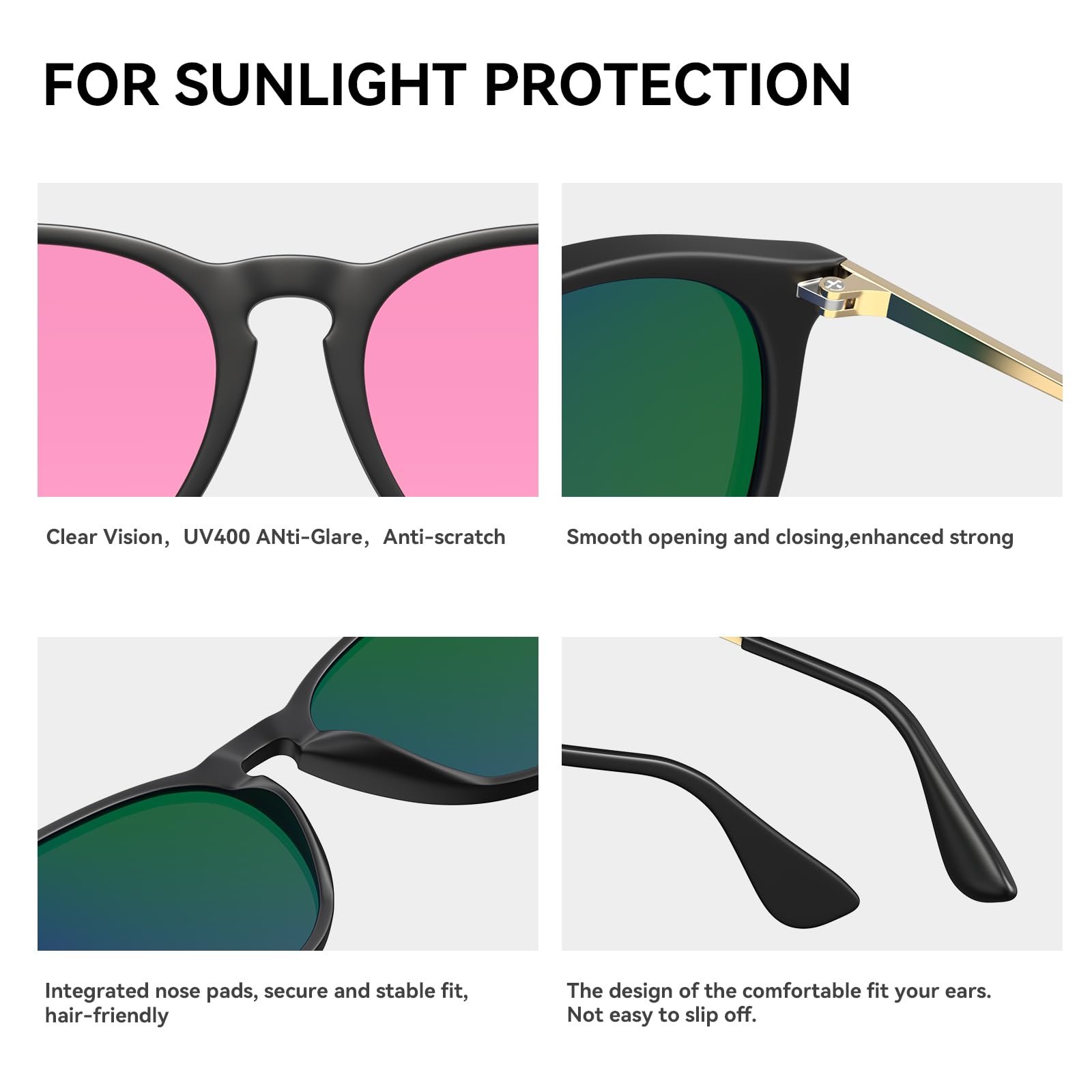 Вінтажні Сонцезахисні Окуляри STGATN Жіночі Поляризовані UV400 Захист, фото №6