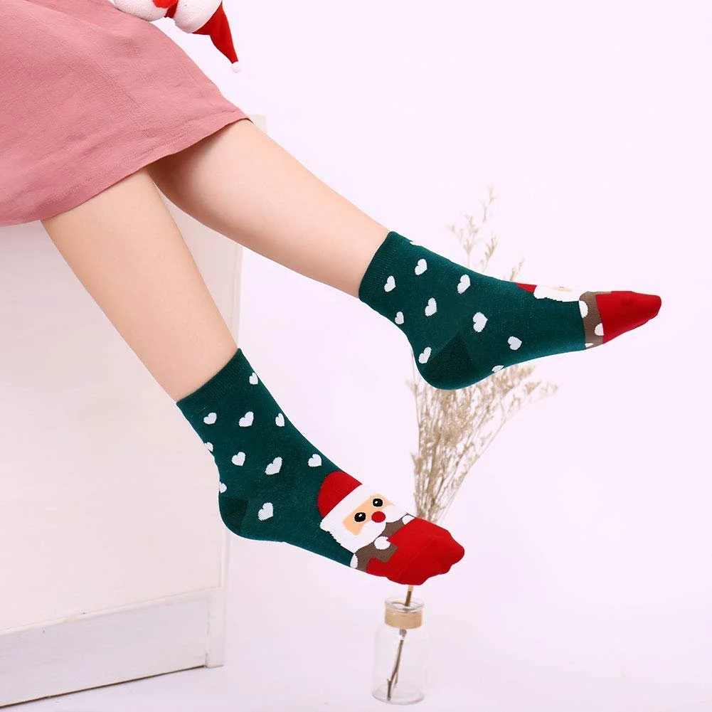 Носки Рождественские PUTUO Женские Цветные Забавные: Забавные носки Женские Хлопковые с рисунком Животных Рождественские подарки для женщин, 36-41, фото №2 Носки Рождественские PUTUO Женские Цветные Забавные: Забавные носки Женские Хлопковые с рисунком Животных Рождественские подарки для женщин, 36-41, фото №2