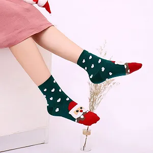 Шкарпетки Різдвяні PUTUO Жіночі, 36-41 synthetic.ua - Фото 1