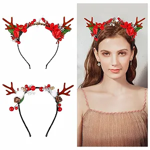 Обруч для волос Рождественский цветок synthetic.ua - Фото 1