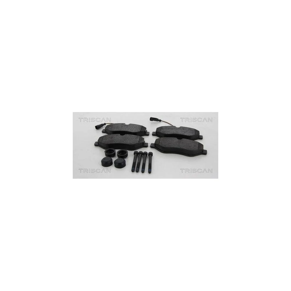 Комплект гальмівних колодок дискових гальм TRISCAN 8110 14051 для NISSAN передня вісь, фото №1
